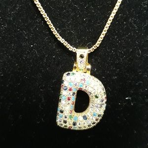 Initial "D" Necklace